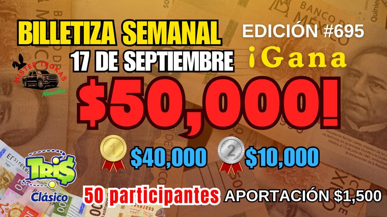 Gana $50,000.00